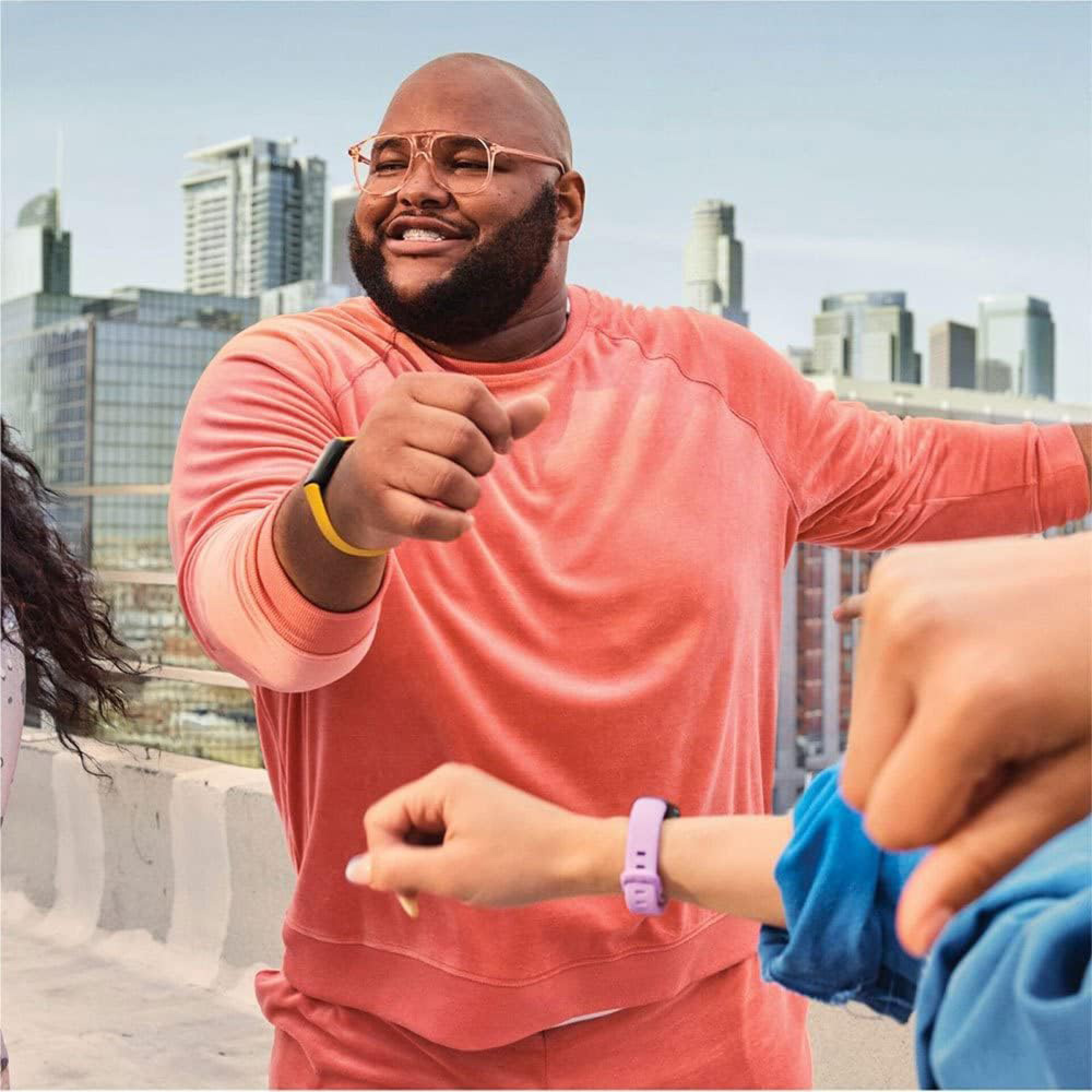 Фитнес-браслет Fitbit Inspire 3 Tracker Black/Morning Glow